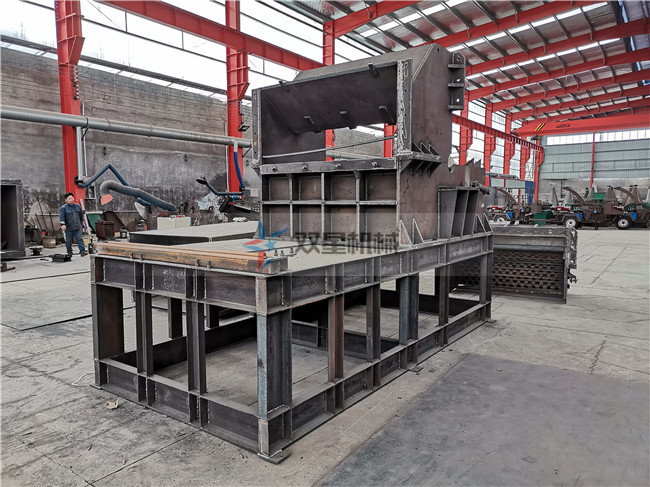 废钢破碎机图片,废钢破碎机厂家-皓星机械车间现场拍摄